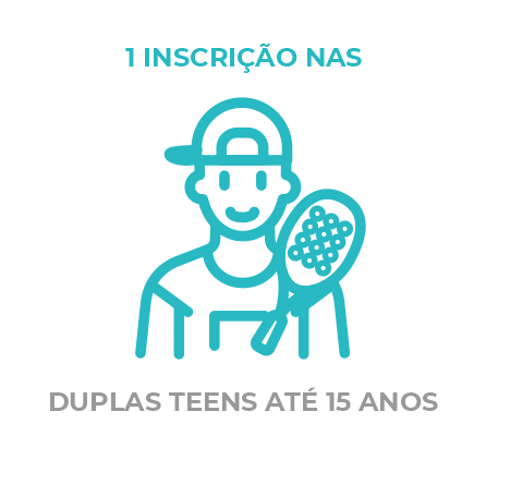 Teen até 15 anos (1 inscrição)